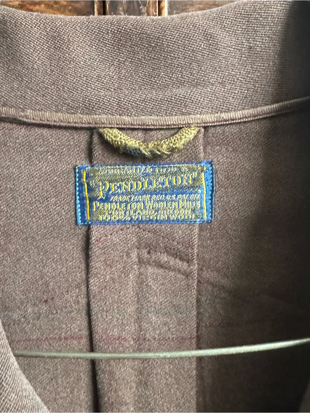 Pendleton Brown Zip-Front Jacket - Picture 2 of 5